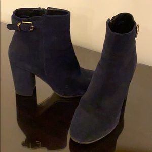 Jcrew Navy Suede Bootie